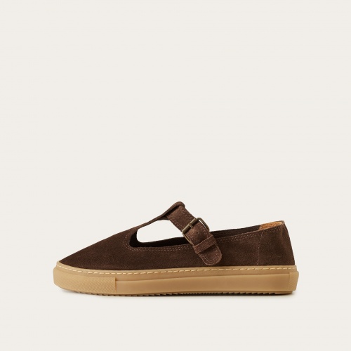 Sababa Sneakers, coffee velvet